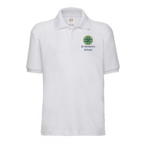 St Kenelm's School white polo